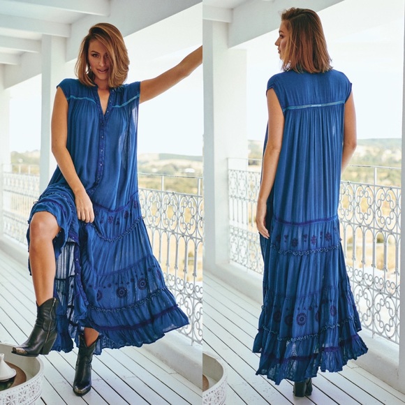 Free People Dresses & Skirts - NWT Free People Pretty Cozy Maxi Dress Boho